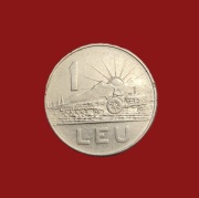Moneta 1 lej 1966, Rumunia