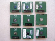 Zestaw starych Procesorów plastikowych Intel   sztuk 9