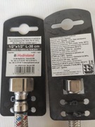 Wężyk przyłączeniowy 1/2x1/2 l-30cm 