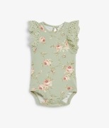 Body krótki rękaw motyw kwiatów Kappahl Newbie 56 