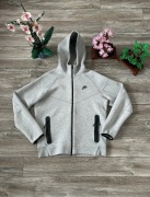 Nike Tech Fleece bluza szara zip hoodie M