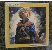 Kartka urodzinowa ręcznie robiona mały książę dowolny napis