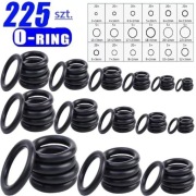 Uszczelki gumowe - O-ringi 225 szt. różne rozmiary.