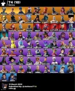 Konto Fortnite 74 skiny Take The L/ S3,S4,S5