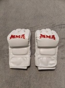 Rękawice treningowe bokserskie MMA roz. M białe