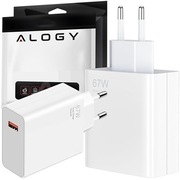 ALOGY 67W - szybka ładowarka do telefonu (smartfon), nowa + kabel 1,2m.