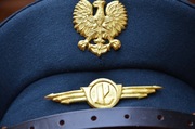 Czapka listonasza PRL, rozmiar 54.