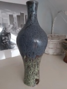 Piękny flakon, wazon. Góra niebieska dół brązowo-z