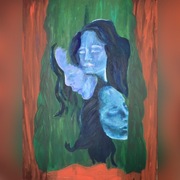 Portret kobiet, Olej na płótnie