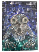 Obraz akrylowy „Nightmare” – sztuka współczesna, horror art