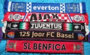 Szalik szaliki Ajax Amsterdam Juventus Juve Turyn Everton Benfica FC Basel