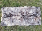 Skóra naturalna 170x80 cm brązowy włos 7cm