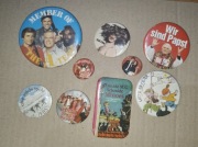 Zestaw 9szt przypinek Team A, high School musical, itp