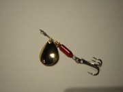 Błystka obrotowa colorado nr.2 złota  4,5g okoń kleń nowa