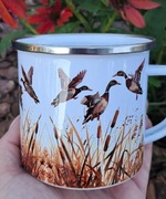 Kubek emaliowany myśliwski – dzik,wilk, zając – idealny na prezent, w teren