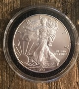 Amerykański Orzeł 2021 1 uncja srebra typ 1