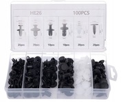 KOŁKI KLIPSY SPINKI SAMOCHODOWE DO TAPICERKI 100 szt.