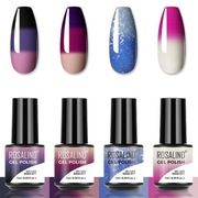 Hybrydowy lakier, Zestaw 4 lakierów żelowych.