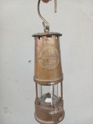 Oryginalna Lampa Górnicza Mosiężna ECCLES Type 6 – 100% SPRAWNA!