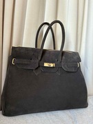 Elegancka torebka typu Hermès | czekoladowy brąz | klasyczna forma