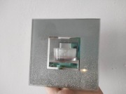 Świecznik na małe świeczki z lusterkiem 