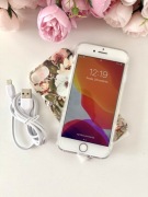 Apple Iphone 7 Silver 32GB zestaw 100% Sprawny Smartfon