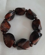 Bransoletka w kolorze brązu - sztuczna biżuteria