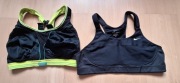 2 staniki sportowe: Nike Dri-FIT + Shock Absorber, XL dobry stan