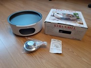 Duży grill ceramiczny na stół z teflonową wkładką. Okrągły. NOWY!!! 
