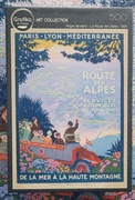 Puzzle Grafika art 500 Roger Broders - La Route des Alpes, 1920