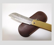 NÓŻ Japoński STAL Dalmaceńska + Mosiądz 20 cm Scyzoryk Replika militarna ! 