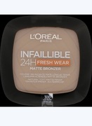 L'Oreal 24H Fresh Wear Matte Bronzer puder brązujący 300 Light Medium 9g