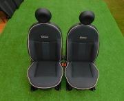 Fotele siedzenia KOMPLET kanapa przód i tył Fiat 500 500S 36tyś.km 2019r.