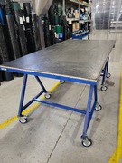 Stół warsztatowy mobilny, rozkładany 230 x 120 cm