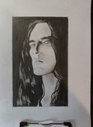 Rysunek A4 ołówek. Portret Peter Steele Type O Negative