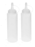 Dispenser butelka 2 szt 240 ml do zimnych sosów na olej 