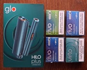 Podgrzewacz tytoniu glo hilo plus , oraz 4 paczki wkładów