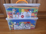 Klocki Słomki Rurki Konstrukcyjne  STRAWS