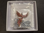 Piękny łańcuszek wykonany ze srebra S925 Feniks Phoenix NOWY