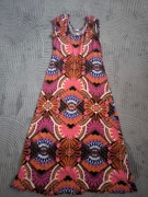 Orientalna wielokolorowa sukienka marki Wallis w rozmiarze S