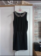 Czarna sukienka koktajlowa - Zara rozmiar M (38)