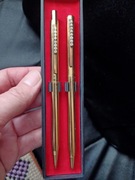 Długopisy z cyrkoniami złote