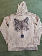 Bluza z kapturem (Hoodie) z nadrukiem 3D – Motyw Wilka