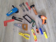 Narzędzia dla małego majsterkowicza Power Toolset dla dzieci 