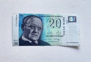 ..Banknot 20 marek Finlandia Markkaa 1993