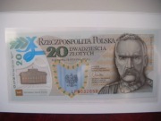 POLSKA  20 zł 2014 r.100. rocz. utworzenia Legionów Polskich + Folder  UNC 
