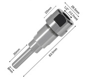 Przedłużka frezu tuleja wrzeciona frezarki 8mm x 12.7mm