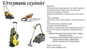 Mycie elewacji kostki pranie tapicerek KARCHER