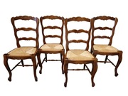Komplet czterech krzeseł w stylu Ludwika XV/Regencji, Francja
