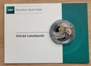 Moneta 10 zł 2013 r. Witold Lutosławski plus blister i folder